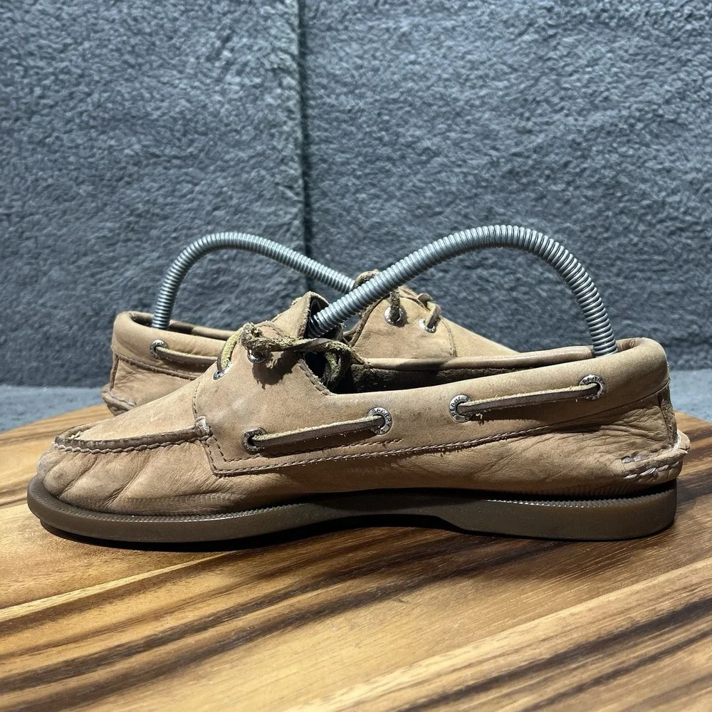 Sperry Men's Authentic Original Canvas Sperry Top Sider Shoe‎ Slip On Size 7.5M